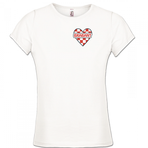 Dames T-shirt – Brabant hart