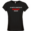 Brabantwear - Ge kunt de groeten uit brabant krijgen -damesshirt-zwart