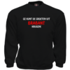 Brabantwear - Ge kunt de groeten uit brabant krijgen -sweater-boord-zwart