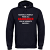 Brabantwear - Niemand is perfect -Hooded-sweater-zwart