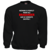 Brabantwear - Niemand is perfect -sweater-boord-zwart